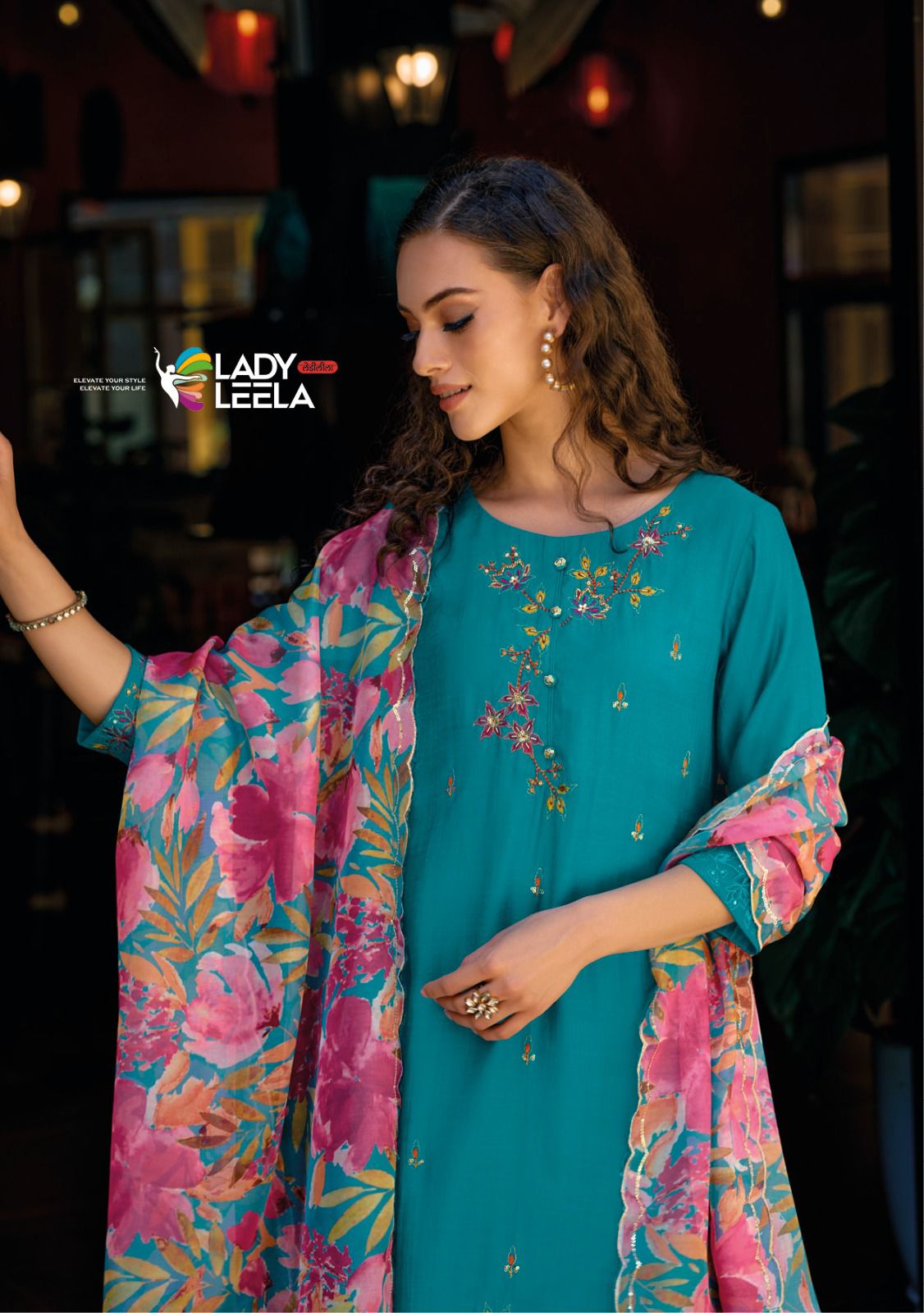 Meher Lady Leela Digital Printed Readymade Suits Catalog